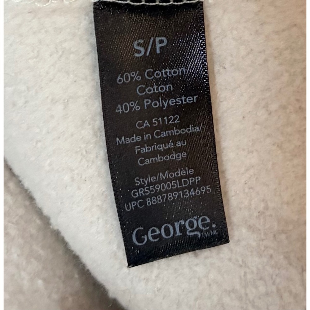 St Martin Resort & Spa Tennis Sweatshirt Size Small Cream Athletic - Picture 7 of 7